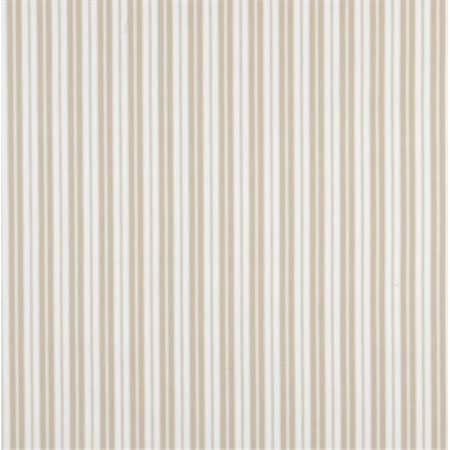 Designer Fabrics Designer Fabrics B460 54 in. Wide Beige; Ticking Striped Indoor & Outdoor Marine Scotchgard Acrylic Upholstery Fabric B460